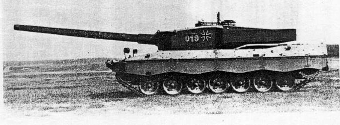 Знаки и маркировка танка Леопард 2