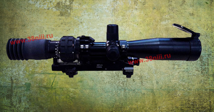 Прицел снайперский панкратический Гиперон 1П71-1 для для 12,7-мм винтовки АСВК, вид справа