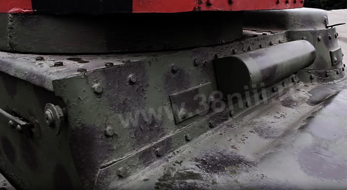 Лобовая часть танка Т-37а