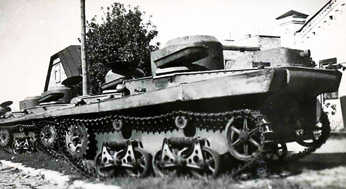 Брошенный Танки Т-37 (1941 год)