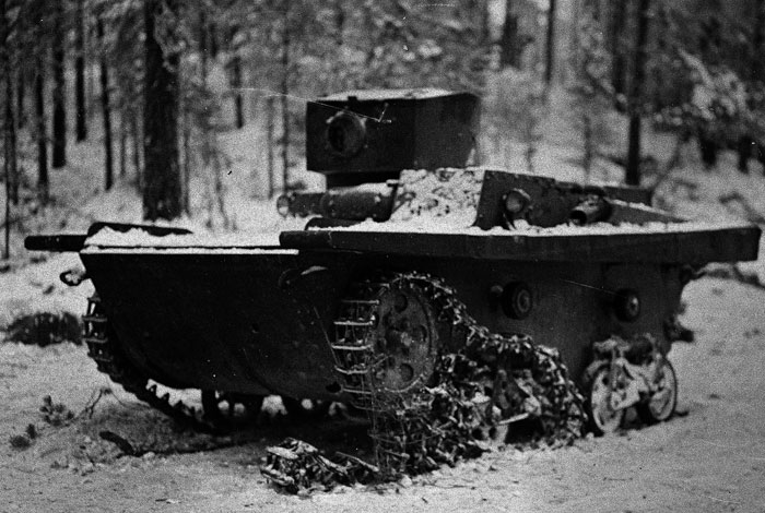 Т37а уничтоженный во время финской войны