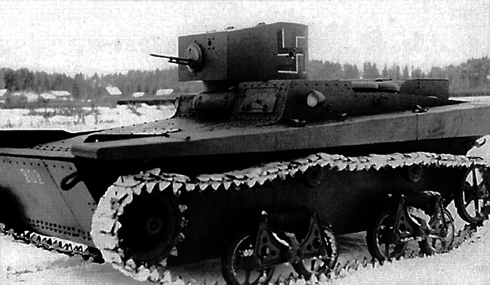 Трофейный Т-37а на службе в Финской армии
