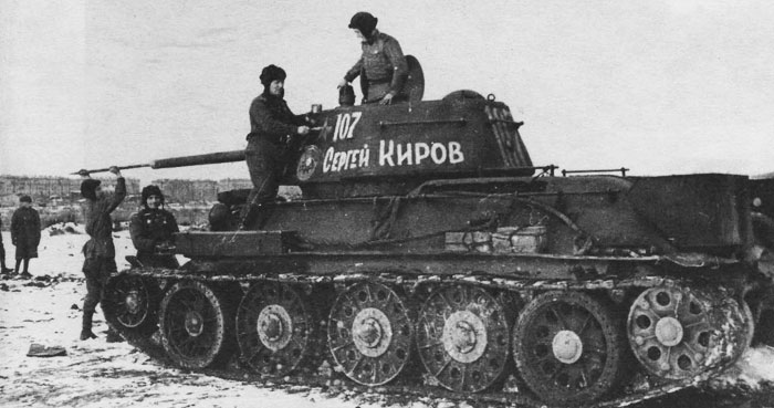 Именной танк Т-34-76  Сергей Киров