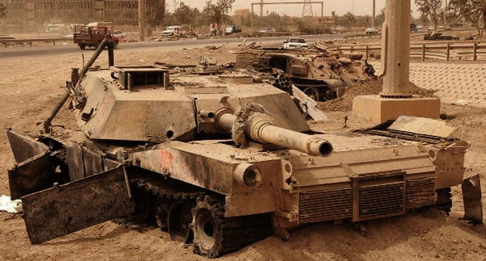 Подбитый танк Абрамс фото 4