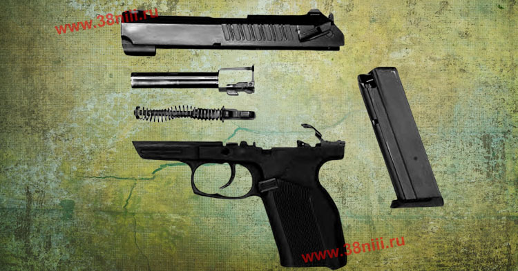 Неполная разборка пистолета MP 444 «Багира»
