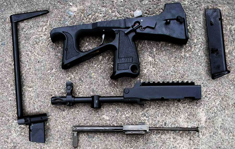 Неполная разборка пистолета-пулемета ПП-2000 вид1