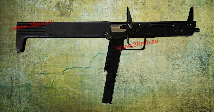 Пистолет-пулемет ПП-90М в боевом положении