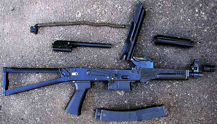 Неполная разборка пистолета-пулемета ПП-19-01 «Витязь»